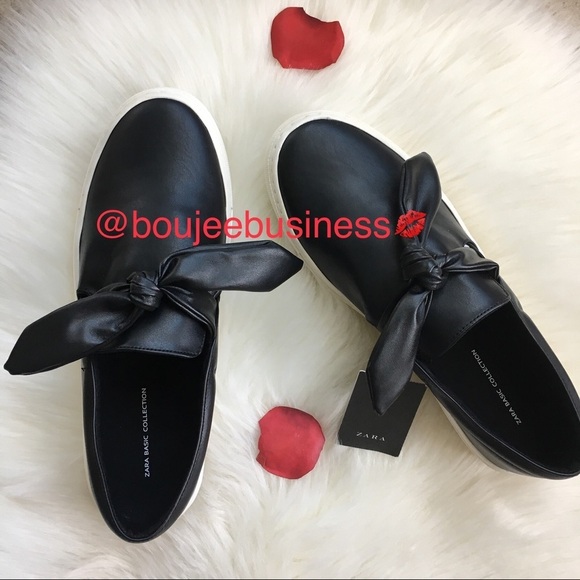 ZARA Sneakers with Bow - Picture 2 of 7